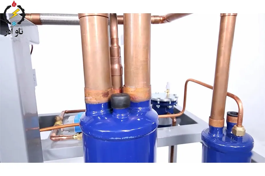 لوله‌کشی، وکیوم و شارژ مبرد سردخانه بالای صفر 5 تن
