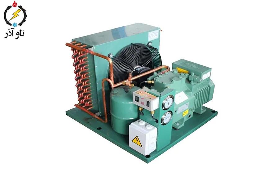 کمپرسور، کندانسور و اواپراتور سردخانه زیرصفری 10 تن