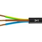 کابل افشان مسی 1 × 3 افشار نژاد خراسان (1  متر)