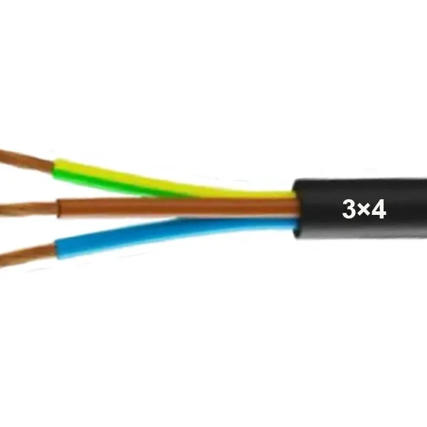 کابل افشان مسی 4 * 3 افشار نژاد خراسان (1 متر)