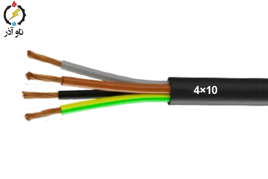 کابل افشان مسی 10 × 4 افشار نژاد خراشان (1 متر)