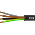 کابل افشان مسی 25 × 4 افشار نژاد خراشان (1 متر)