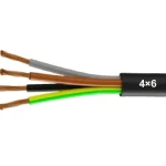 کابل افشان مسی 6 × 4 افشار نژاد خراسان (1 متر)