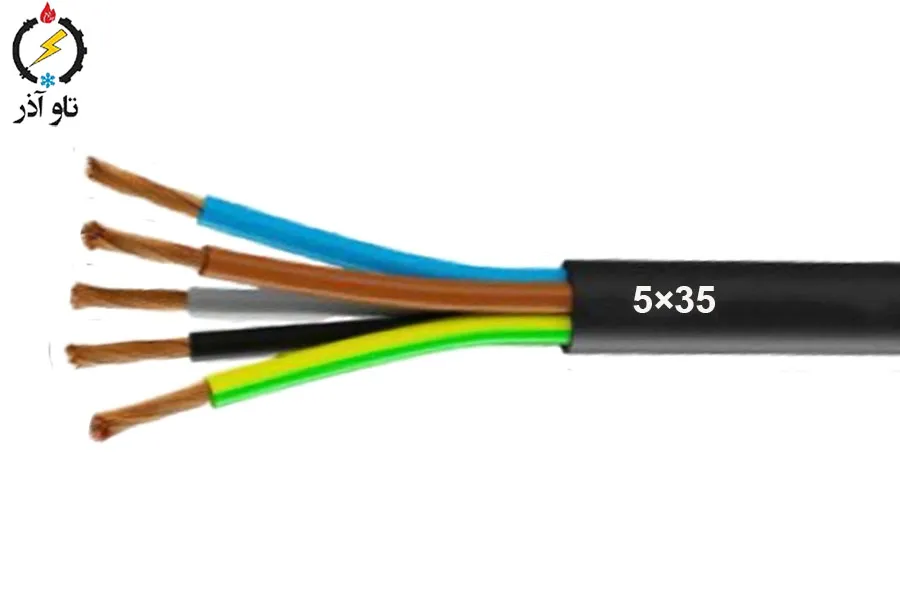5by35_11zon کابل افشان مسی 35 × 5 افشار نژاد خراسان
