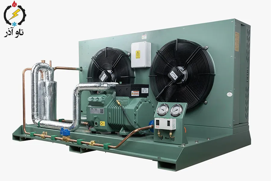یونیت کندانسینگ، کندانسور و اواپراتور سردخانه بالاصفری 8 تن