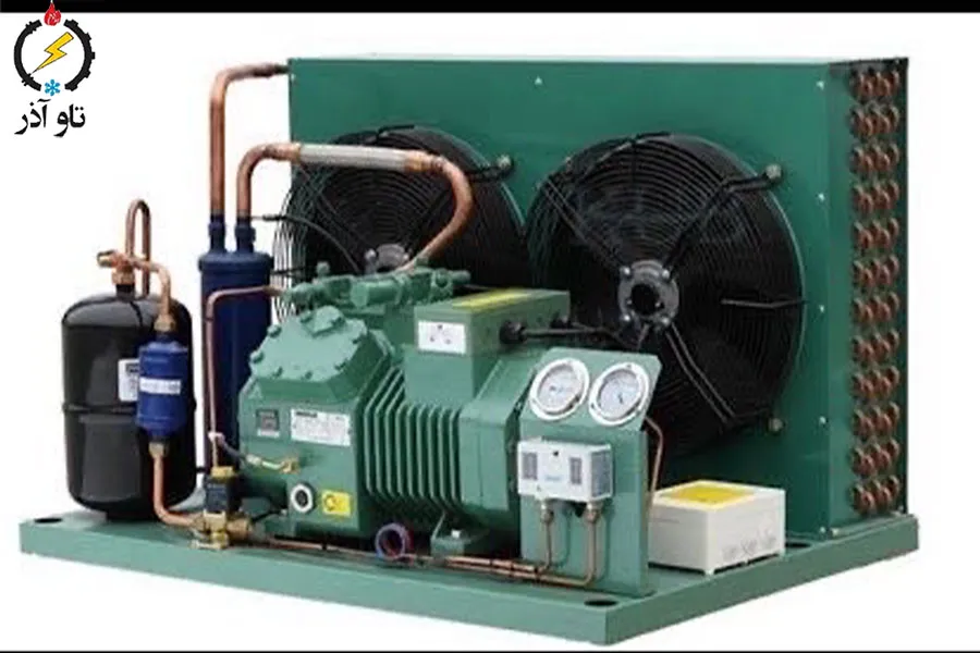 کمپرسور، کندانسور و اواپراتور سردخانه زیرصفری 30 تن