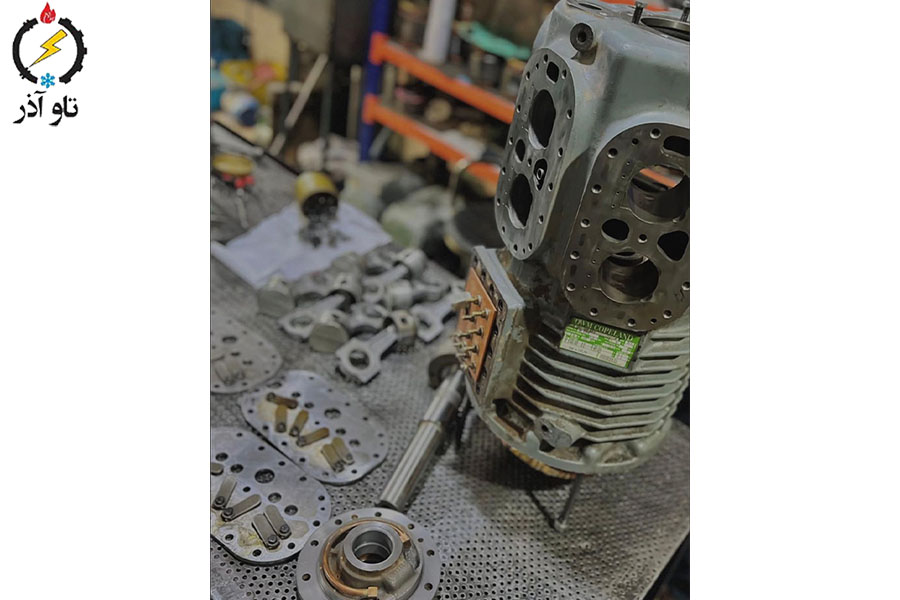 ۲ — کمپرسور مکرراً تریپ می‌کند (قطع و وصل مداوم)