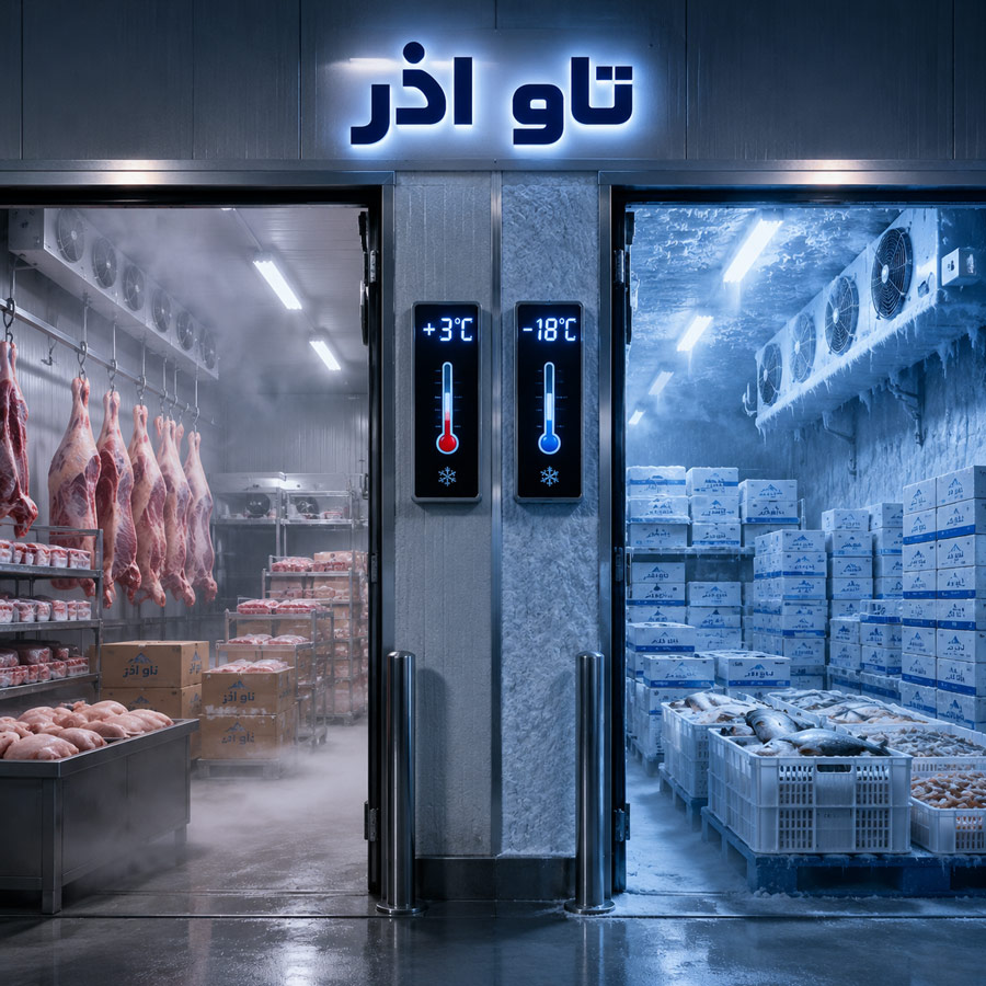 تفاوت سردخانه بالای صفر