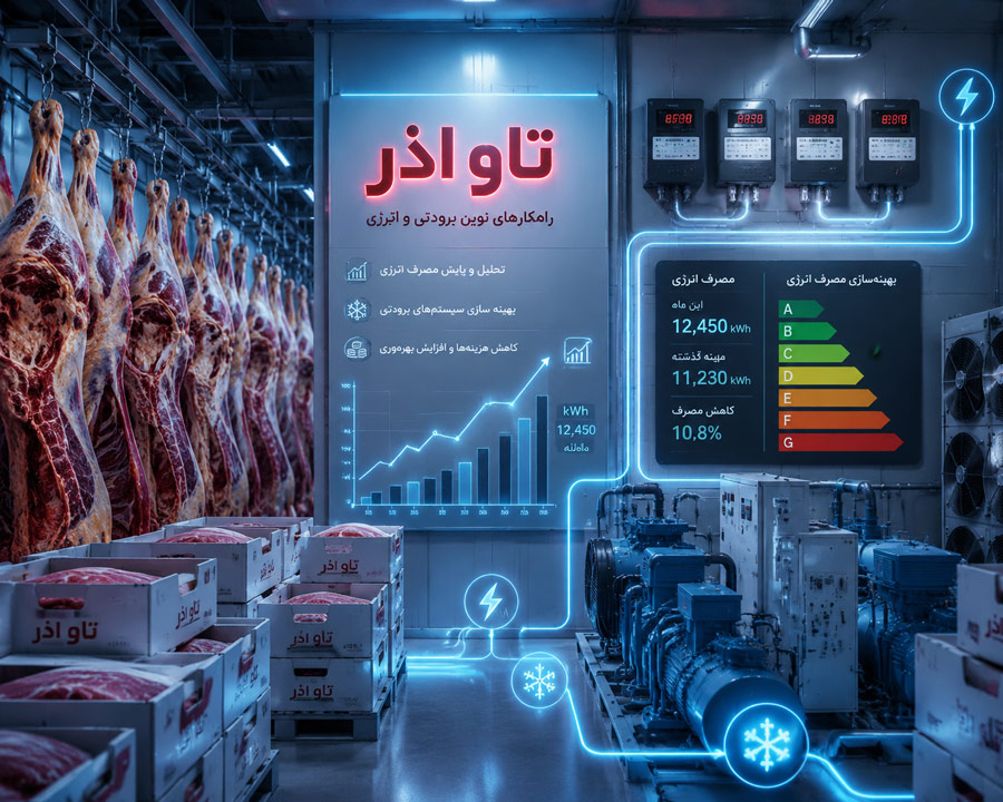 مصرف برق سردخانه گوشت