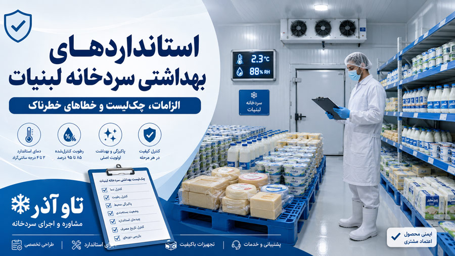 استانداردهای بهداشتی سردخانه لبنیات