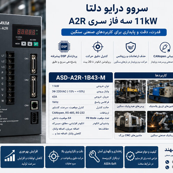 سروو درایو 11 کیلووات سه فاز دلتا
