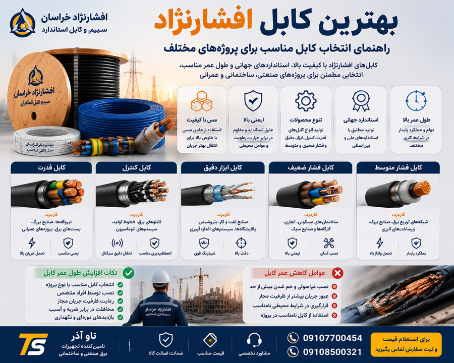 بهترین کابل افشارنژاد